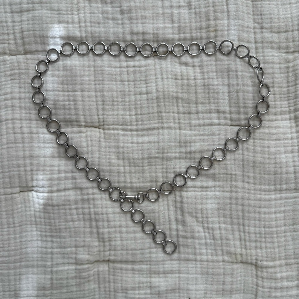 Silver belt